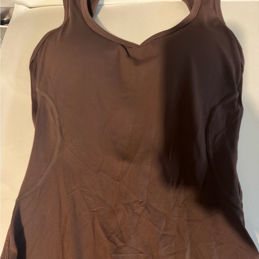Brown Jumpsuit great condition Xs espresso